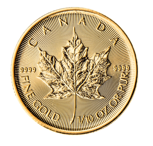 1/10 oz Gold Maple Leaf