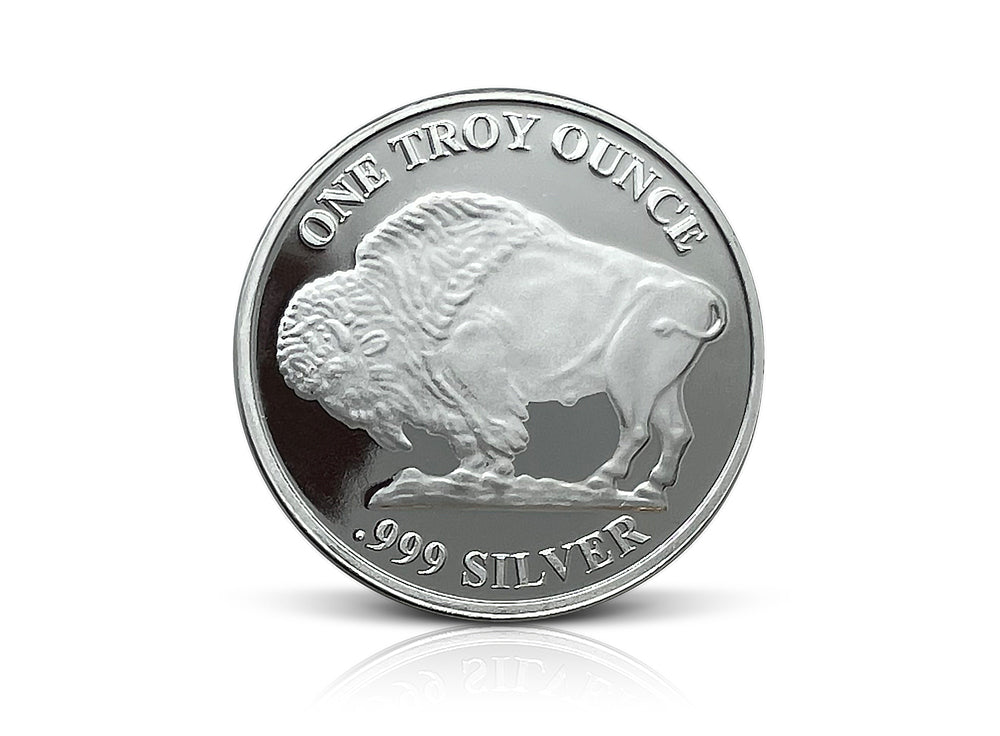 1 oz Buffalo Silver Rounds - .999 Fine Bullion