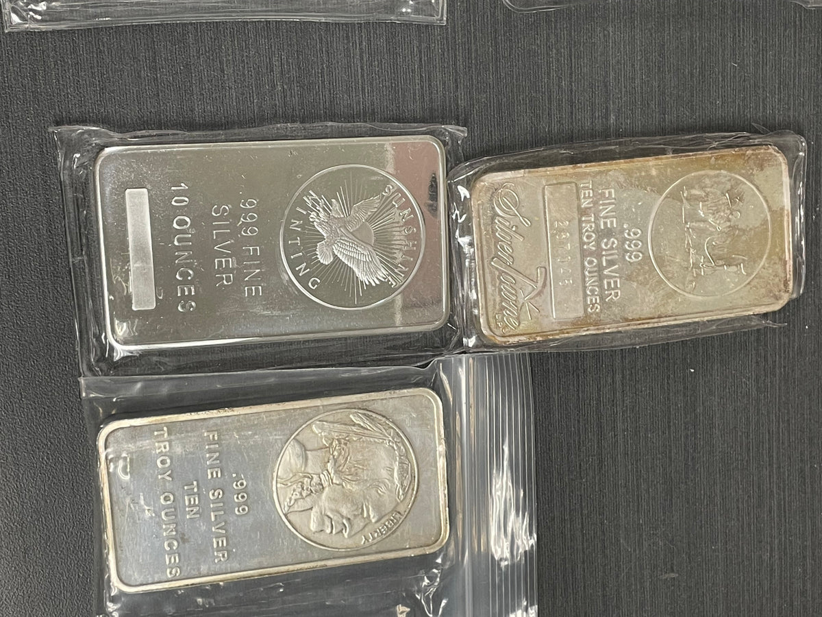 10 oz Silver Assorted Mint Bars