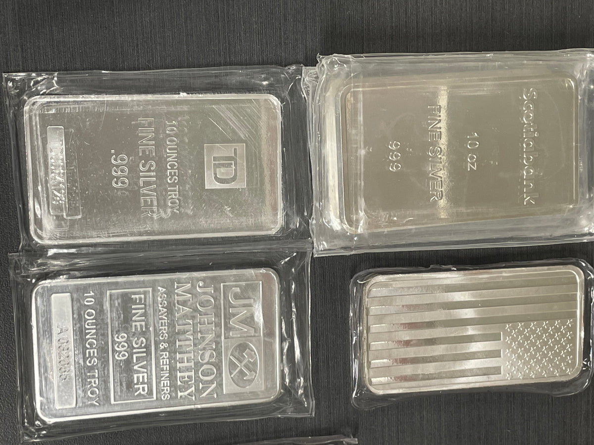10 oz Silver Assorted Mint Bars