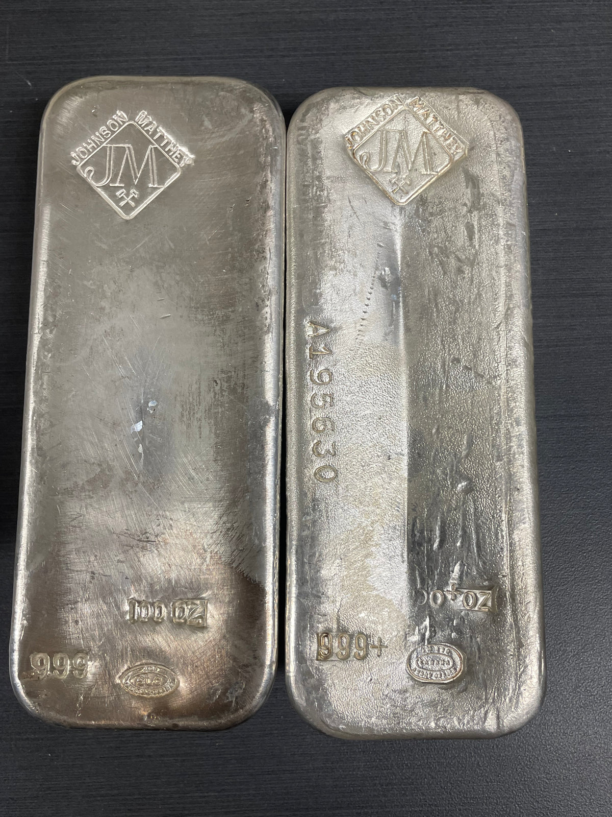 100 oz Silver RCM, Scotiabank, Silvertowne, JM & JBR .9999