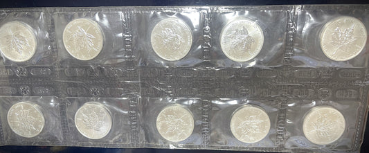 1 oz Silver Maple Leaf Thermotron Sheets